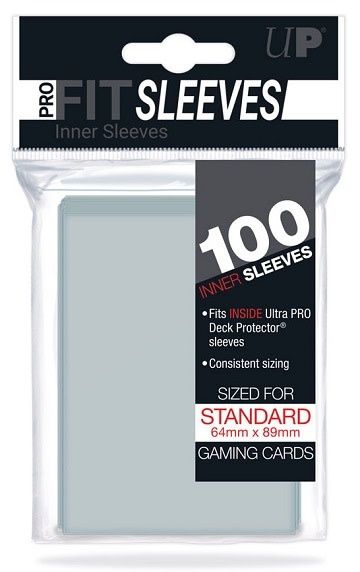 Sleeves - 64x89mm - Ultra-Pro - 100/pk - Clear (Standard Pro-Fit)