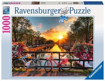 1000 pcs - Bicycles in Amsterdam
