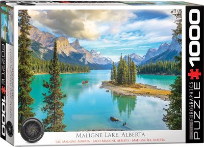 1000 pcs - Maligne Lake, Alberta