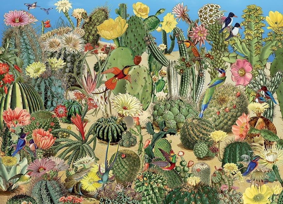1000 pcs - Cactus Garden