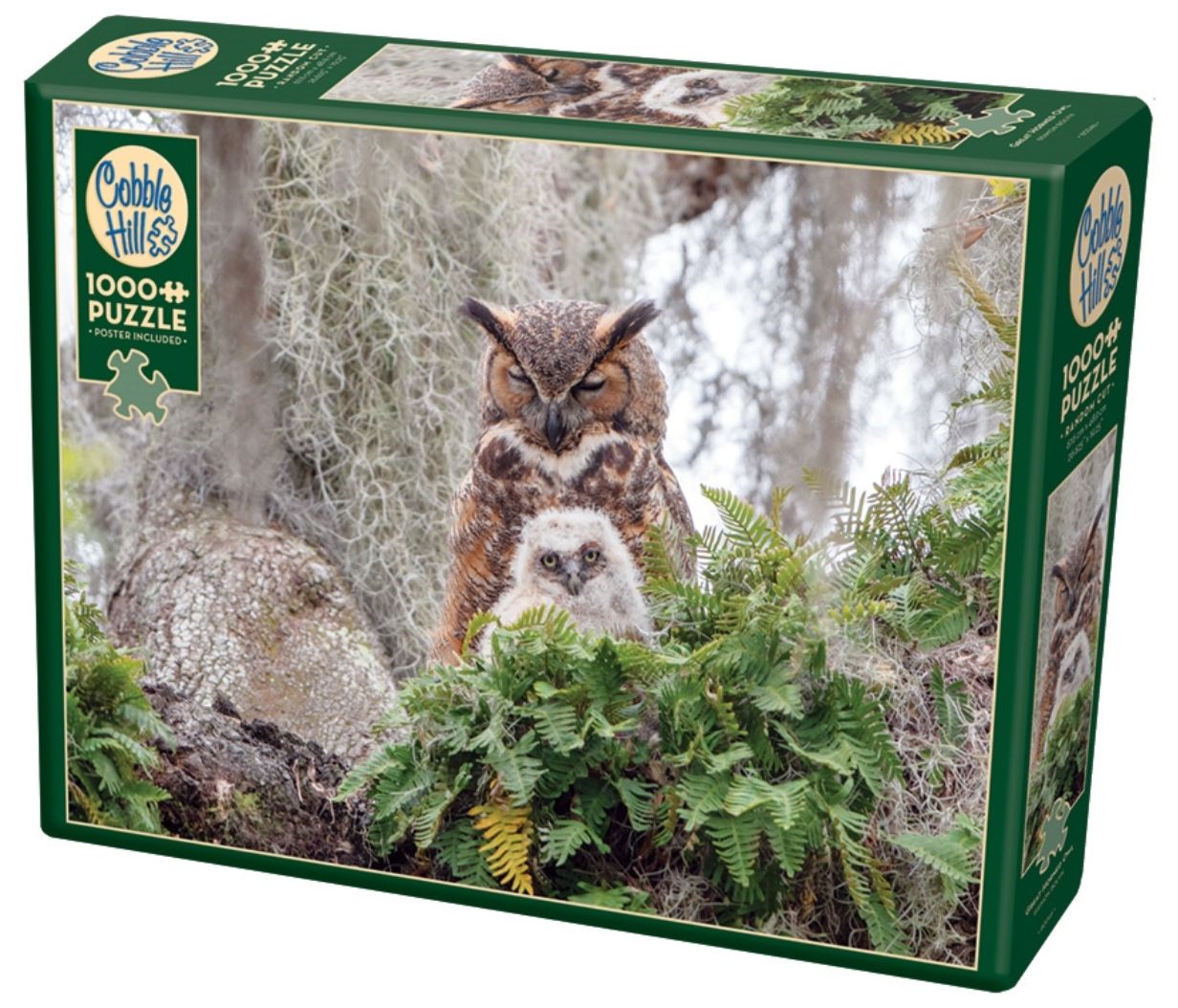 1000 pcs - Great Horned Owl