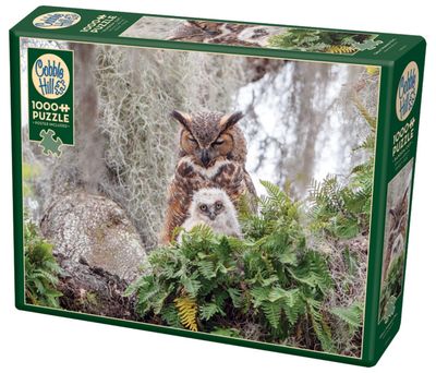 1000 pcs - Great Horned Owl