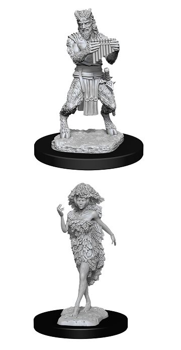 Nolzur's Marvelous Miniatures: Satyr &amp; Dryad