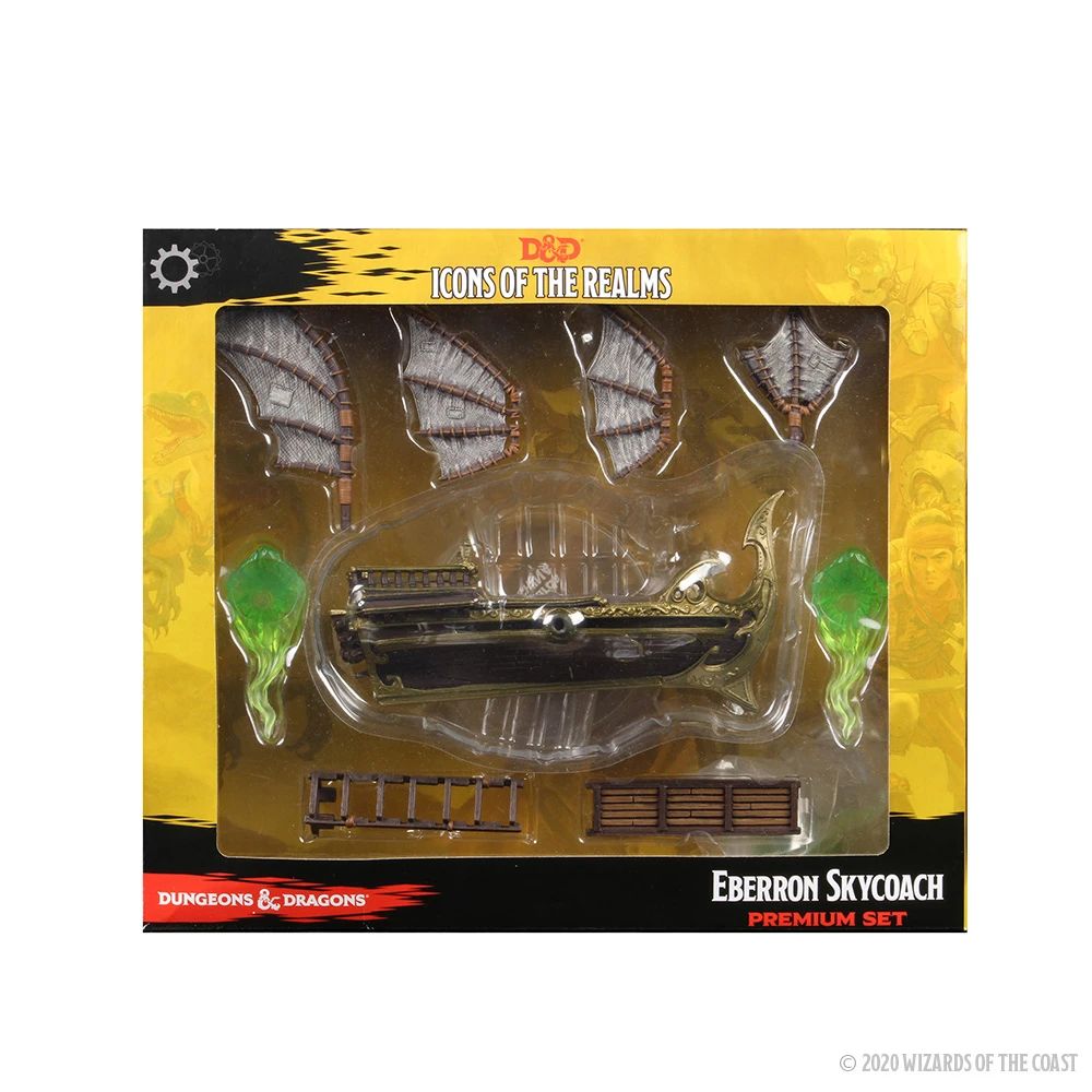 D&amp;D Icons of the Realms: Eberron - Skycoach Premium Painted Miniature Set