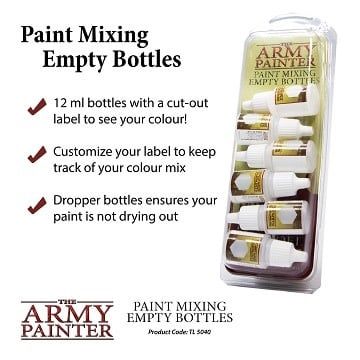 Miniature &amp; Model Tools: Empty Mixing Bottles