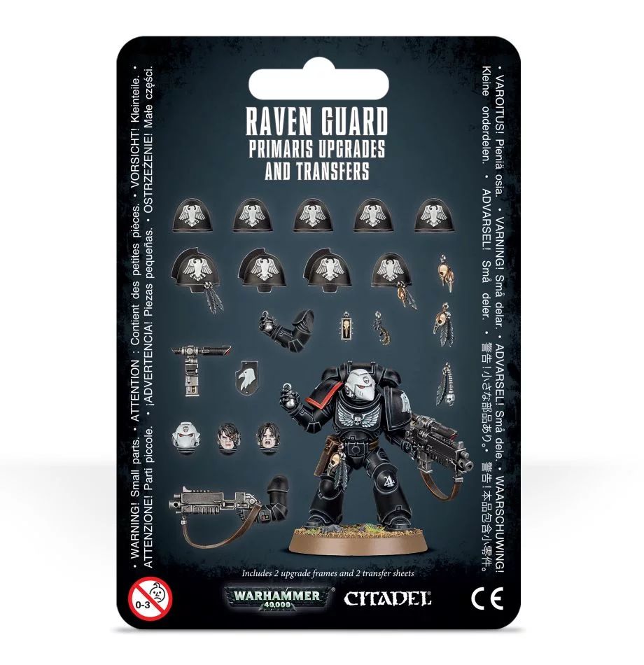 Warhammer 40K: Space Marines (Raven Guard) - Primaris Upgrades and Transfers