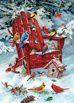 1000 pcs - Adirondack Birds