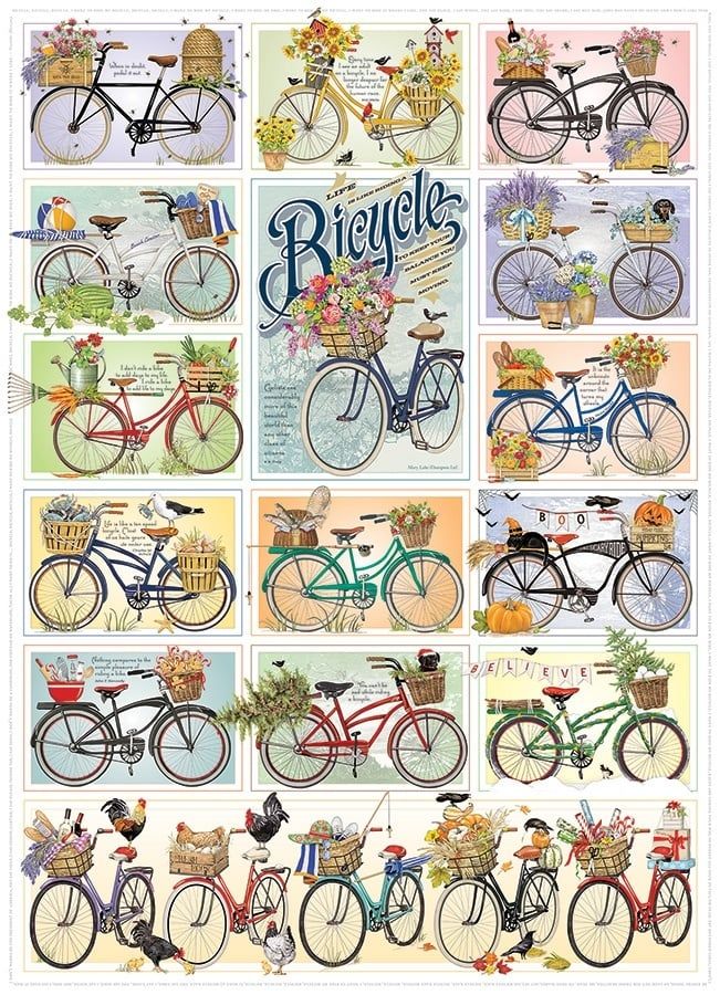 1000 pcs - Bicycles