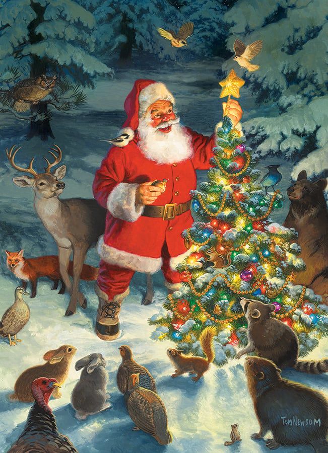 1000 pcs - Santa&#39;s Tree