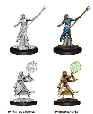 Wizkids Primed Miniatures - Hero - Elf Sorcerer Female (90054)