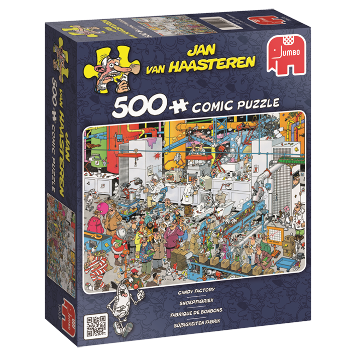 500 pcs - Jan van Haasteren: Candy Factory