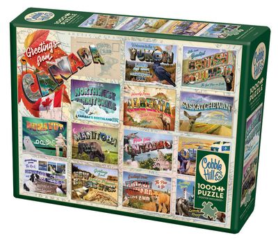 1000 pcs - Greetings from Canada
