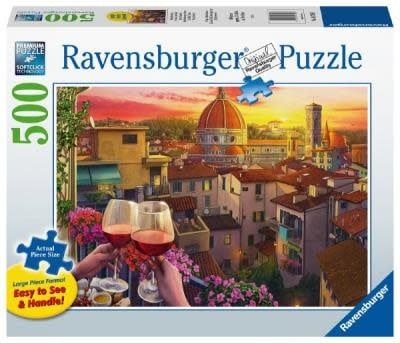 500 pcs - Cozy Wine Terrace (Large Piece Format)