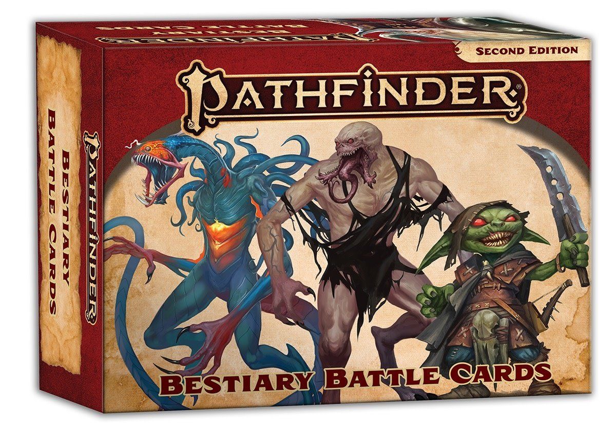 Pathfinder RPG 2E Bestiary 1 Battle Cards