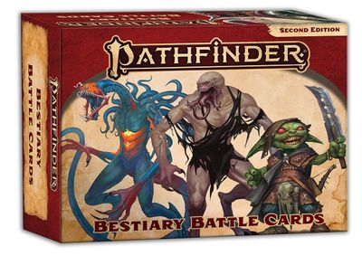 Pathfinder RPG 2E Bestiary 1 Battle Cards