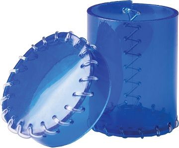 Age of Plastic Dice Cup Blue