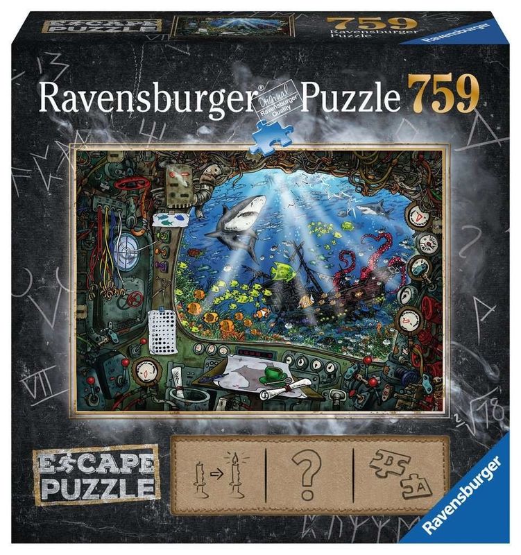 759 pcs - The Submarine Escape Puzzle
