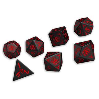 7-Piece RPG Dice Set Dragons of the Red Moon