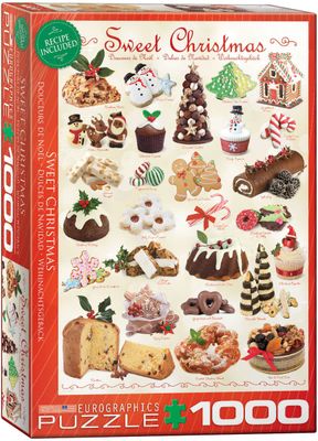 1000 pcs - Sweet Christmas