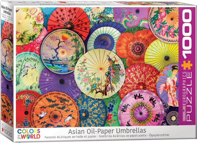 1000 pcs - Asian Oil-Paper Umbrellas