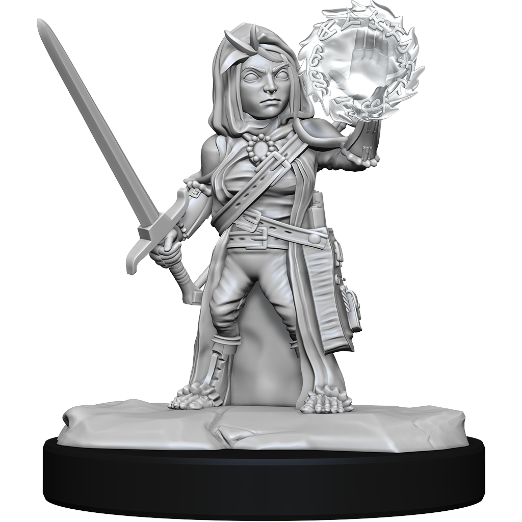 Pathfinder Deep Cuts Miniatures: Halfling Cleric Female