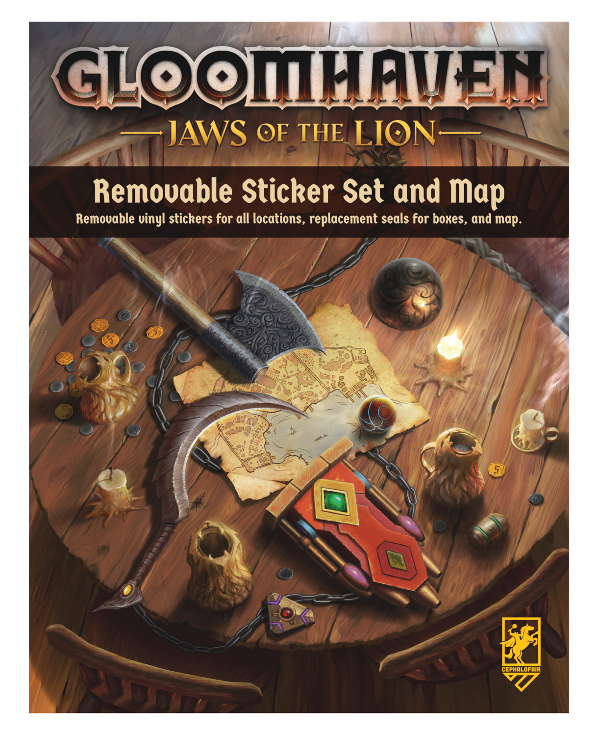 Gloomhaven: Jaws of the Lion Removable Sticker Set