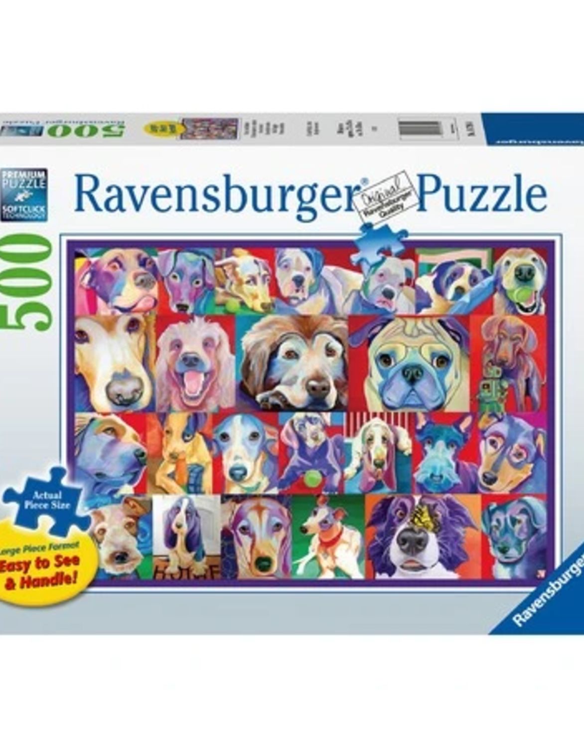 500 pcs - Hello Doggie (Large Piece Format)