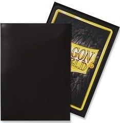 Sleeves - 63x88mm - Dragon Shield - 100/pk - Gloss - Black