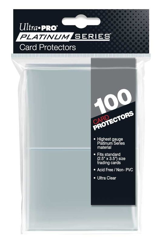 Sleeves - 2 1/2&quot; x 3 1/2&quot; - Ultra Pro Ultra Clear - 100/pk (Platinum Series, Standard)