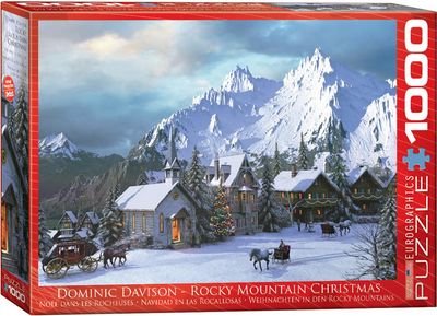 1000 pcs - Rocky Mountain Christmas