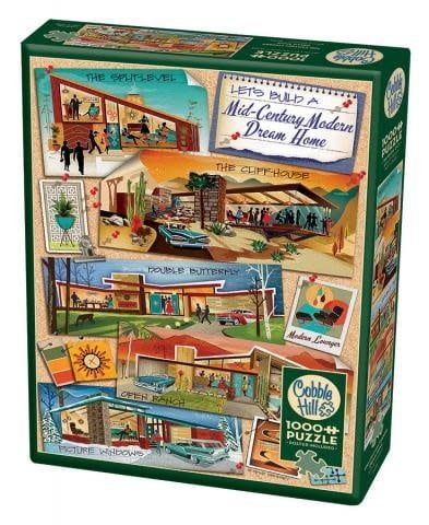 1000 pcs - Mid-Century Modern Dream Home