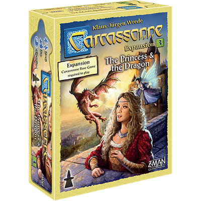 Carcassonne Second Edition Expansion 3: The Princess and the Dragon