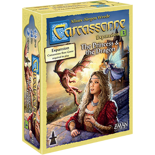 Carcassonne Second Edition Expansion 3: The Princess and the Dragon