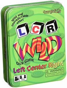 LCR: The Original Left Center Right WILD Dice Game Compact Tin