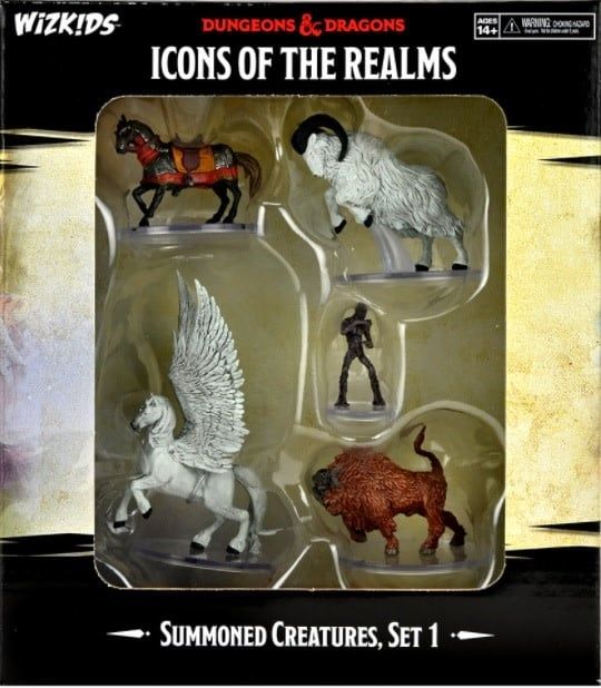 D&amp;D Icons of the Realms: Summoned Creatures Set 1 Premium Painted Miniatures