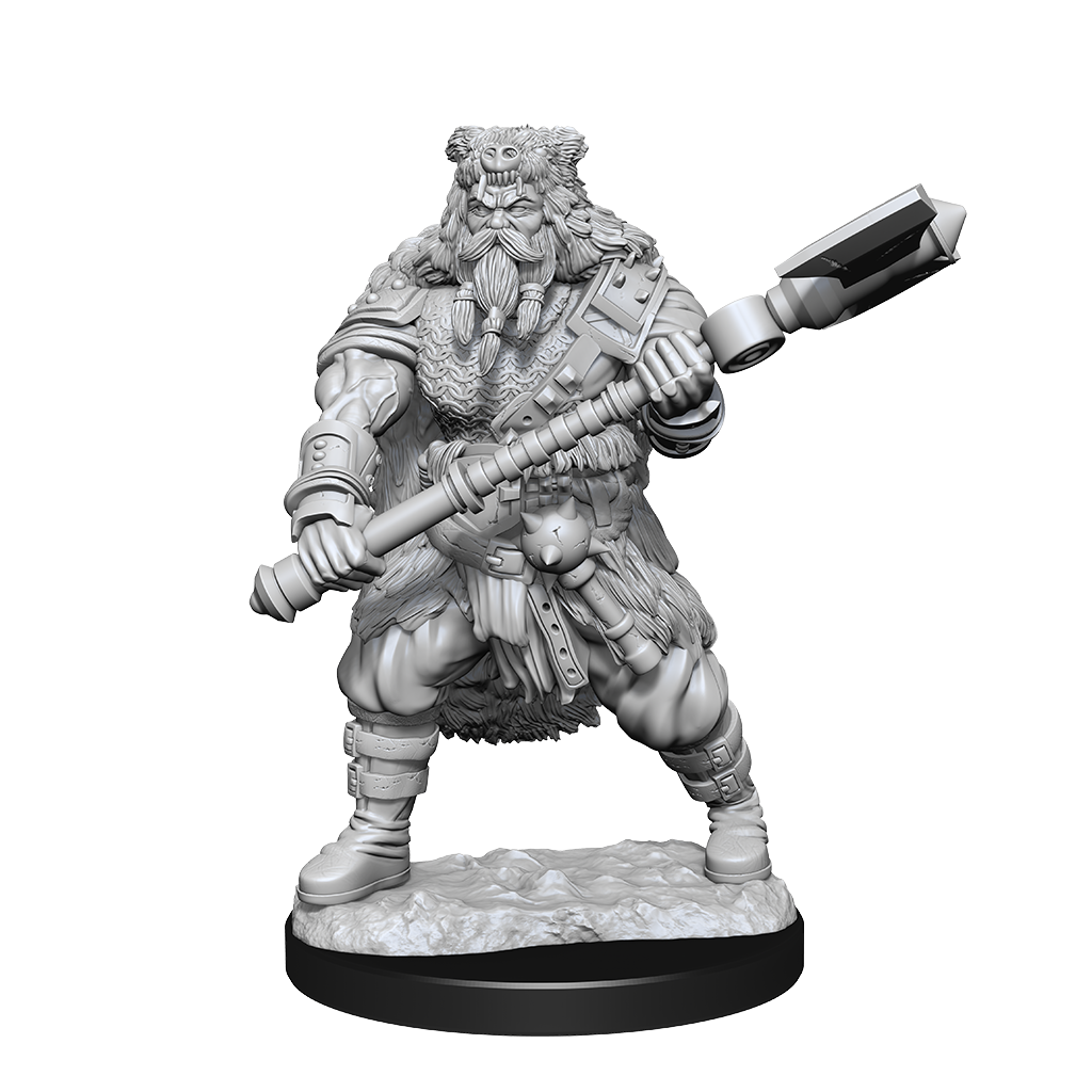 Nolzur&#39;s Marvelous Miniatures: Human Barbarian Male (2021)