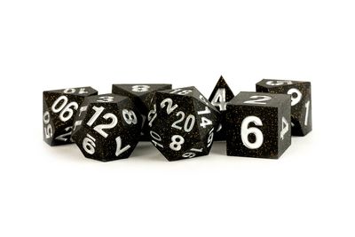 7-Piece Silicone Rubber Dice Set: