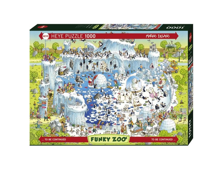 1000 pcs - Funky Zoo: Polar Habitat (Degano)