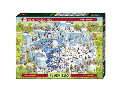 1000 pcs - Funky Zoo: Polar Habitat (Degano)
