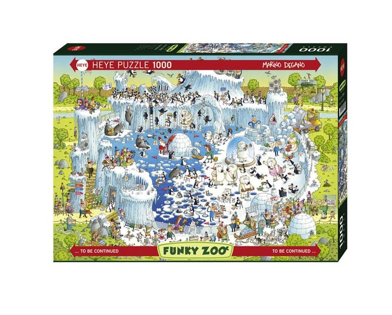 1000 pcs - Funky Zoo: Polar Habitat (Degano)