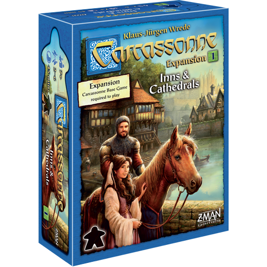 Carcassonne Second Edition Expansion 1: Inns &amp; Cathedrals