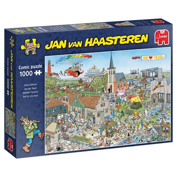 1000 pcs - Jan van Haasteren: Island Retreat