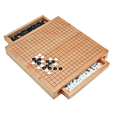 Go - Wooden Game Set 12&quot; w/ Drawers