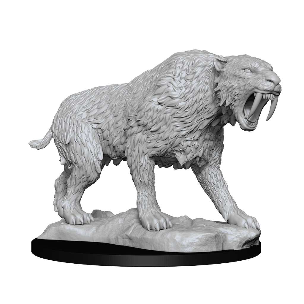 Pathfinder Deep Cuts Miniatures: Saber-Tooth Tiger