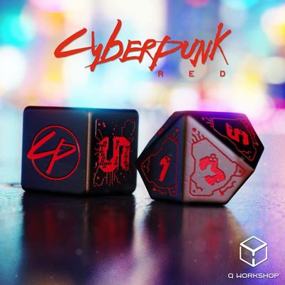 Cyberpunk Red Dice Set -