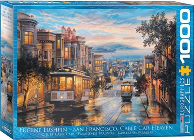 1000 pcs - San Francisco: Cable Car Heaven