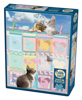 500 pcs - Quilted Kittens