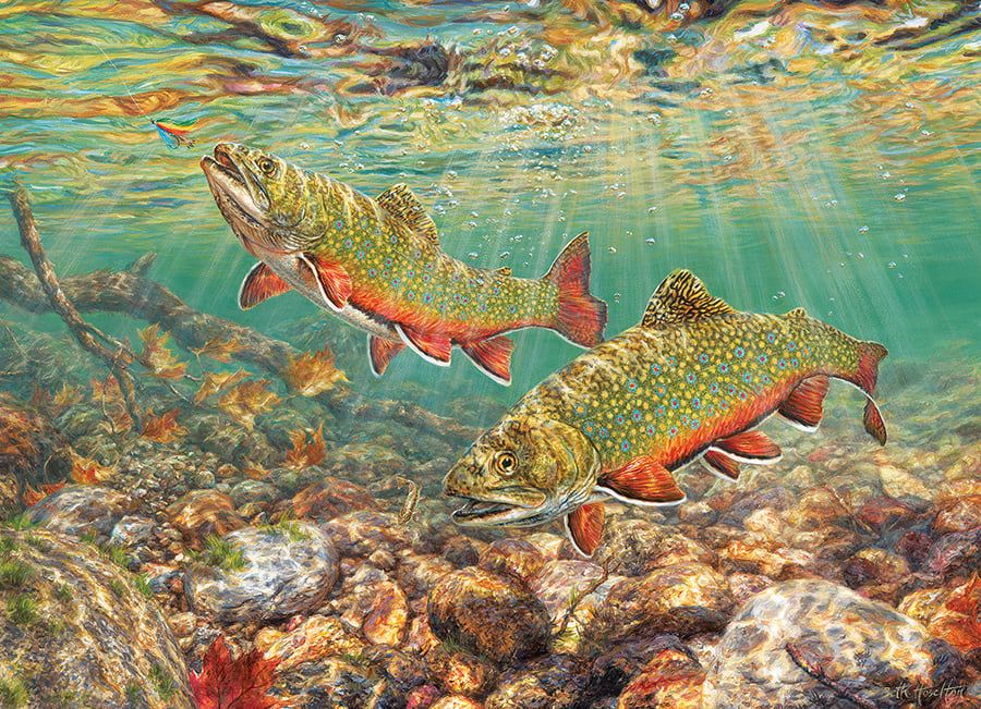 1000 pcs - Brook Trout