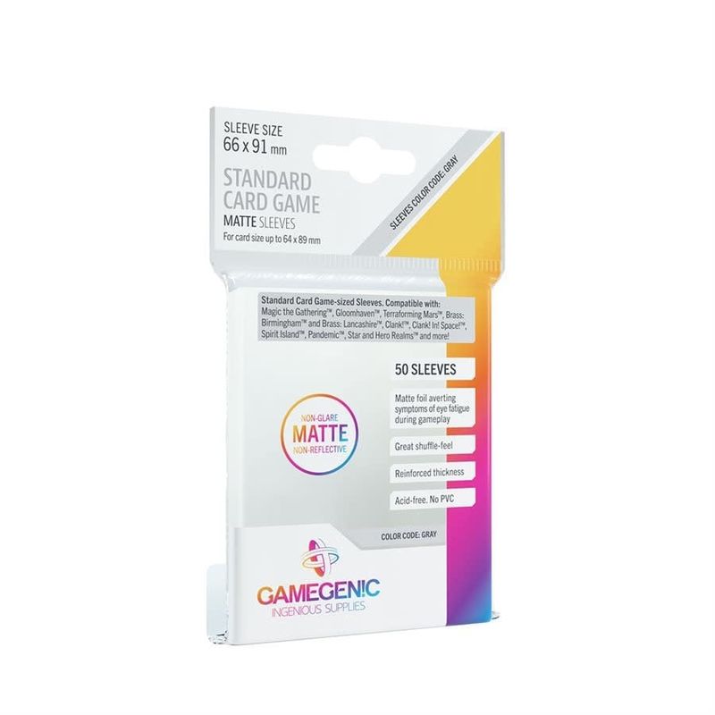 Sleeves - 66x91mm GameGenic Matte - 50/pk (Standard CCG)