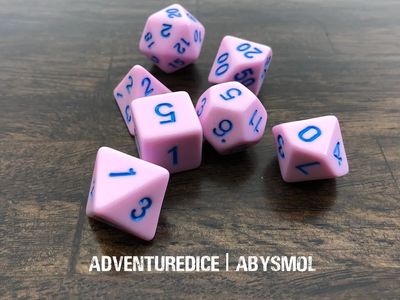 7-Piece RPG Dice Set: RPG Themed